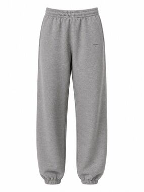 Off-White  Men’s Gray Long Sweatpants With Elastic At Waist And Ankle.Size- XL .